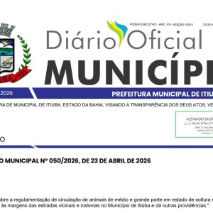 Mais segurança nas estradas: Prefeitura de Itiúba proíbe animais soltos em vias públicas